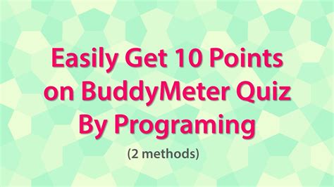 buddymeter quiz|Don't miss a thing .